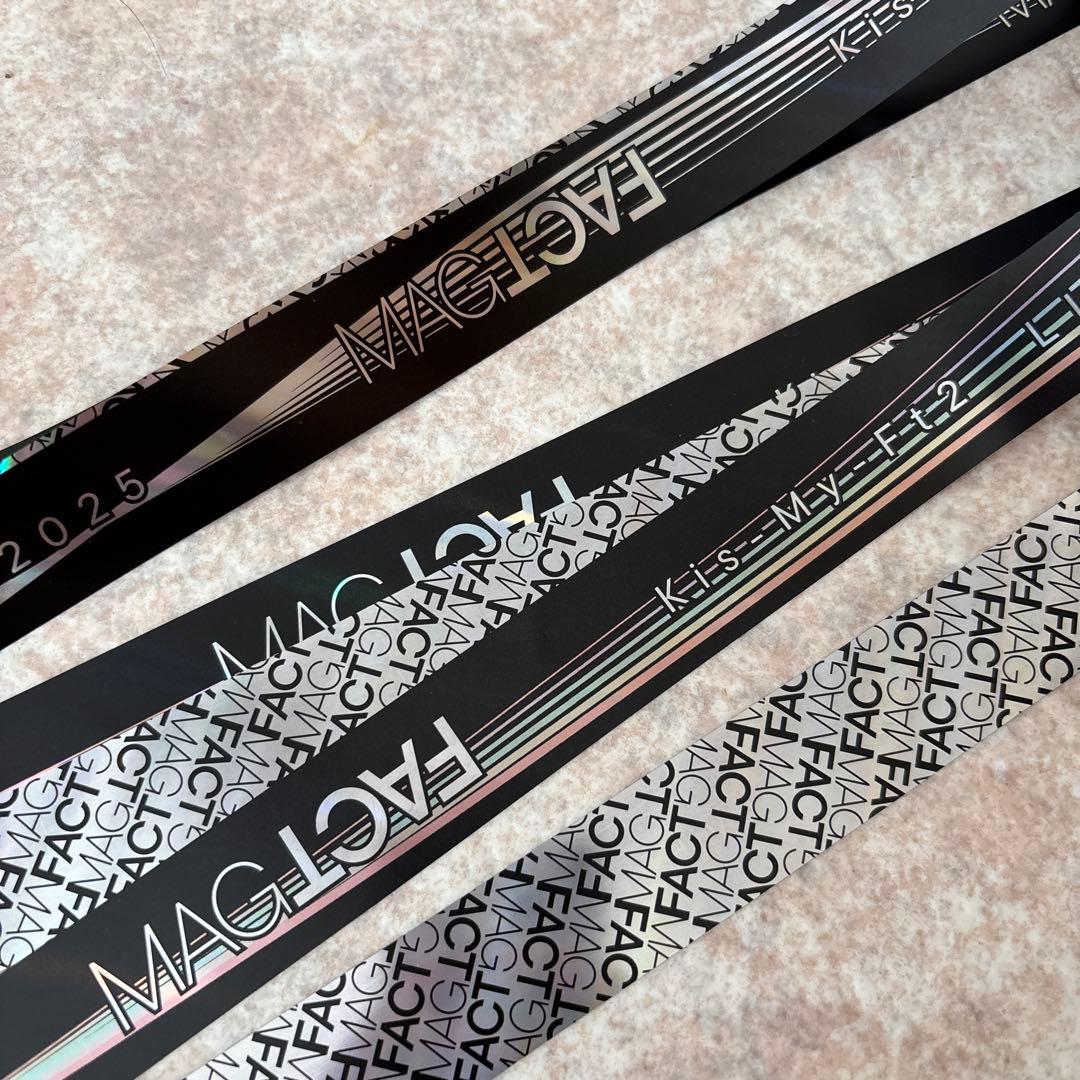 本日価格‼️キスマイ MAGFACT 銀テープ レア 銀テ - メルカリ