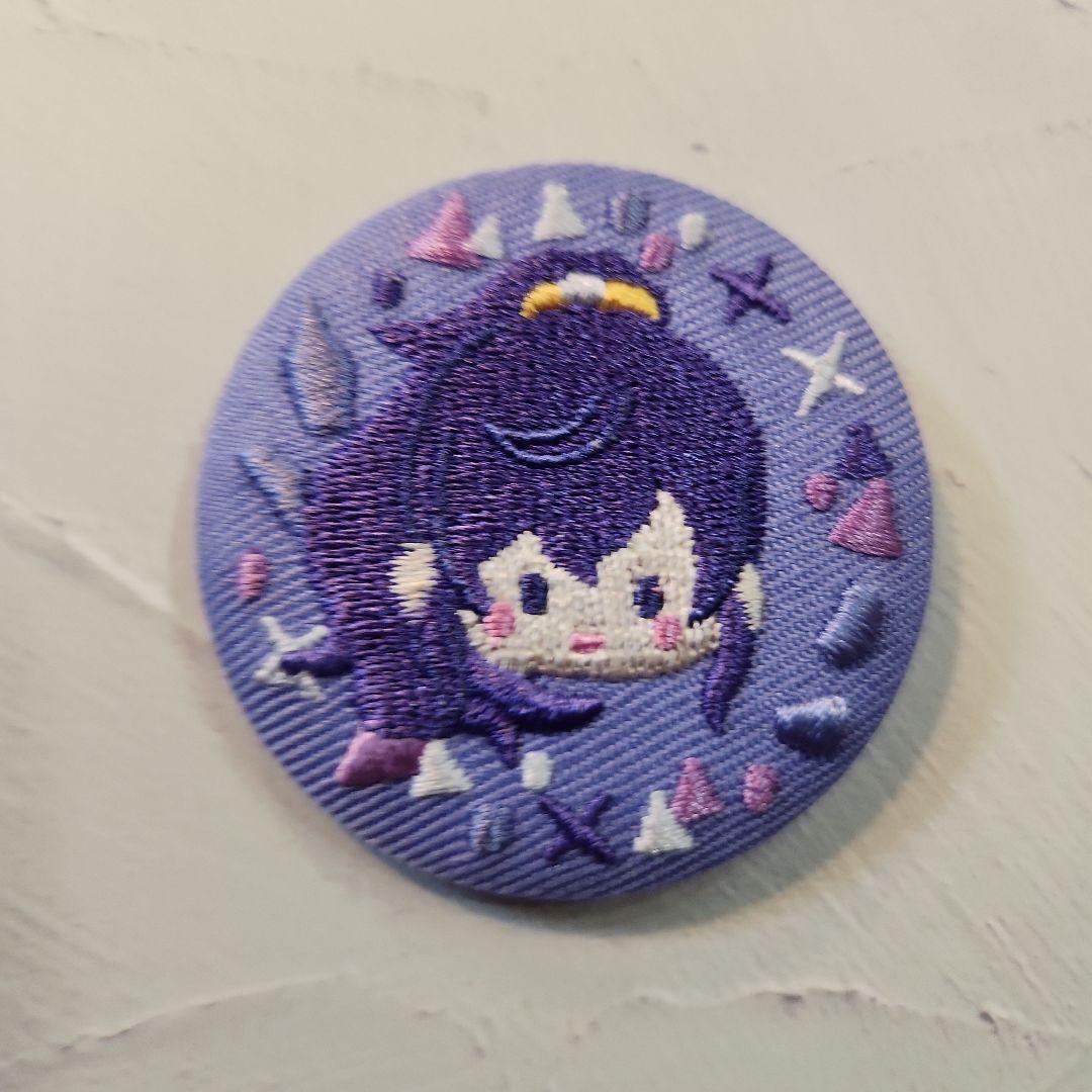 プロセカ 朝比奈まふゆ 刺繍缶バッジ - メルカリ
