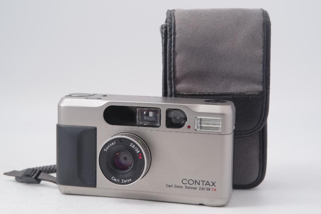 美品 CONTAX T2 チタンシルバー コンタックス CONTAX T2 チタンシルバー フィルム コンパクトカメラ