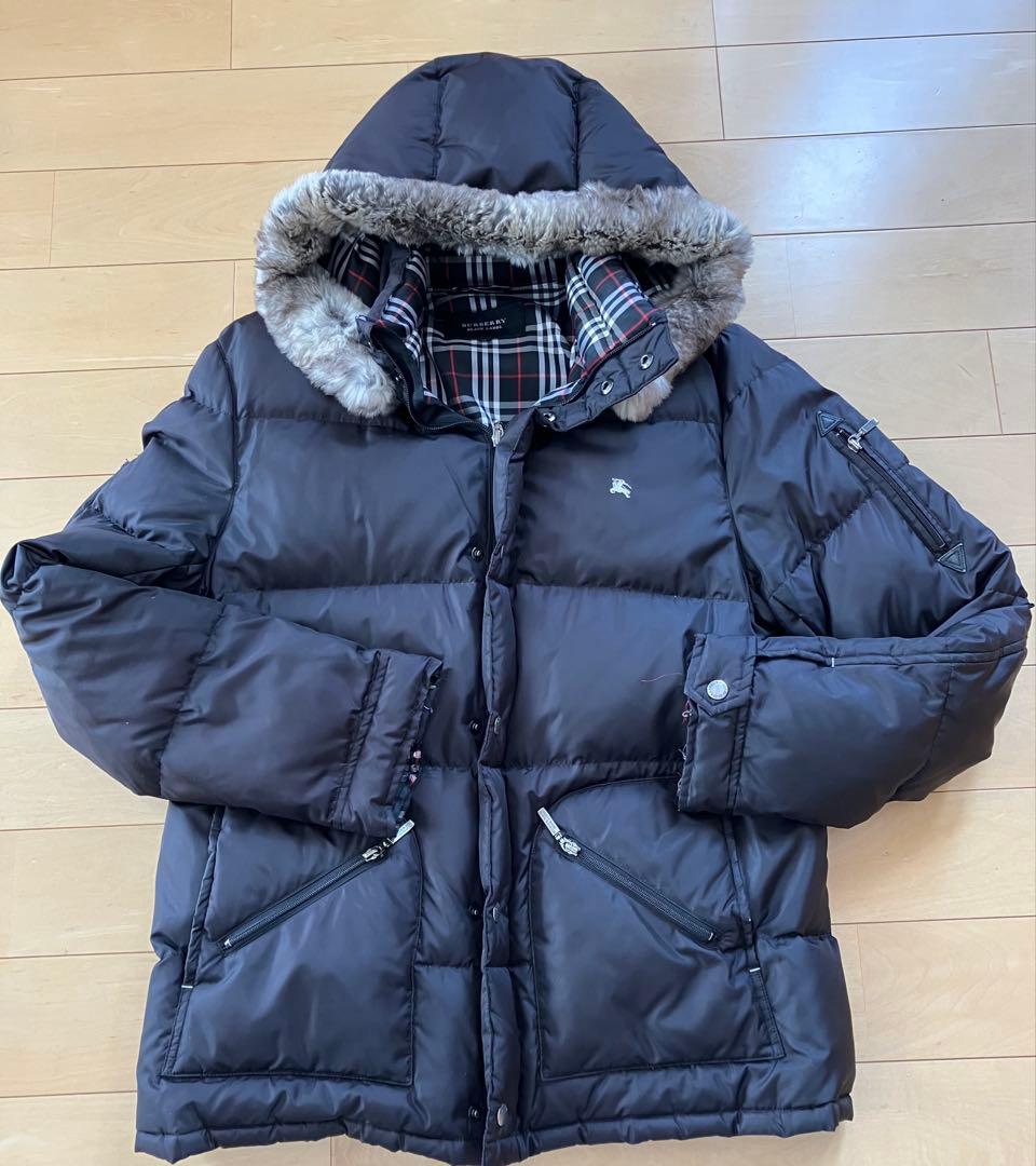 ⭐︎バーバリー⭐︎【ブラックレーベル】　ダウンジャケット 楽天市場】BURBERRY BLACK LABEL バーバリーブラックレーベル ファー