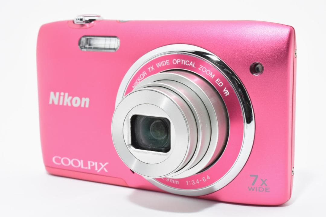 □ 美品 □ ニコン Nikon COOLPIX S3500 ストロベリーピンク - メルカリ