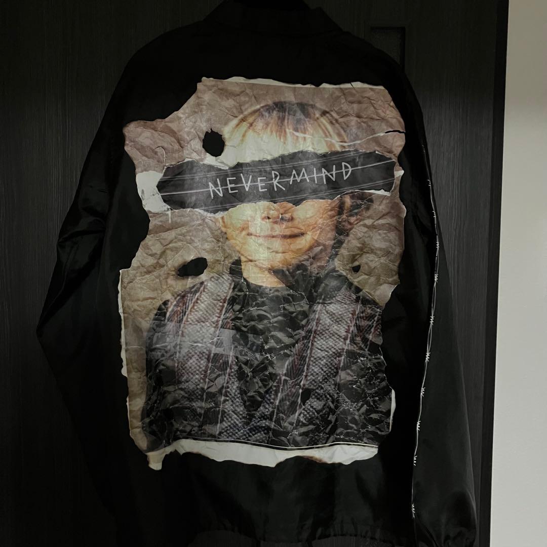 AZS TOKYO コーチジャケット ブラック カートコバーン NIRVANA コーチジャケット カート コバーン ナイロンジャケット - メルカリ