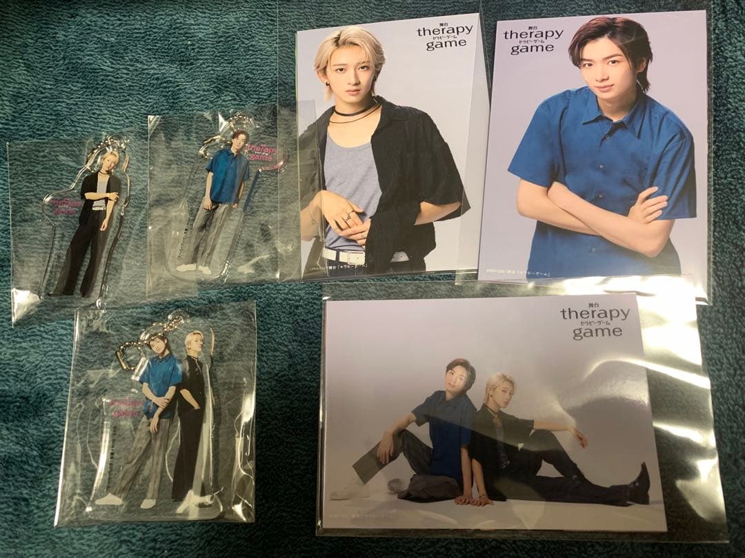 舞台　セラピーゲーム　アクリルチャーム　ブロマイド　6種セット ┈──⁺‧⁺ ⊹˚. #舞台セラピーゲーム グッズラインナップ