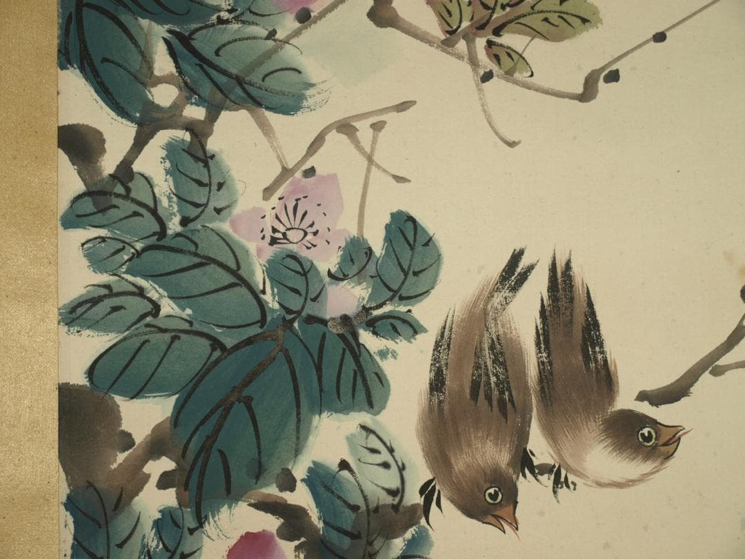 骨董掛け軸】美女図 中国 田世光作 近代 肉筆保證 BD177A10-3