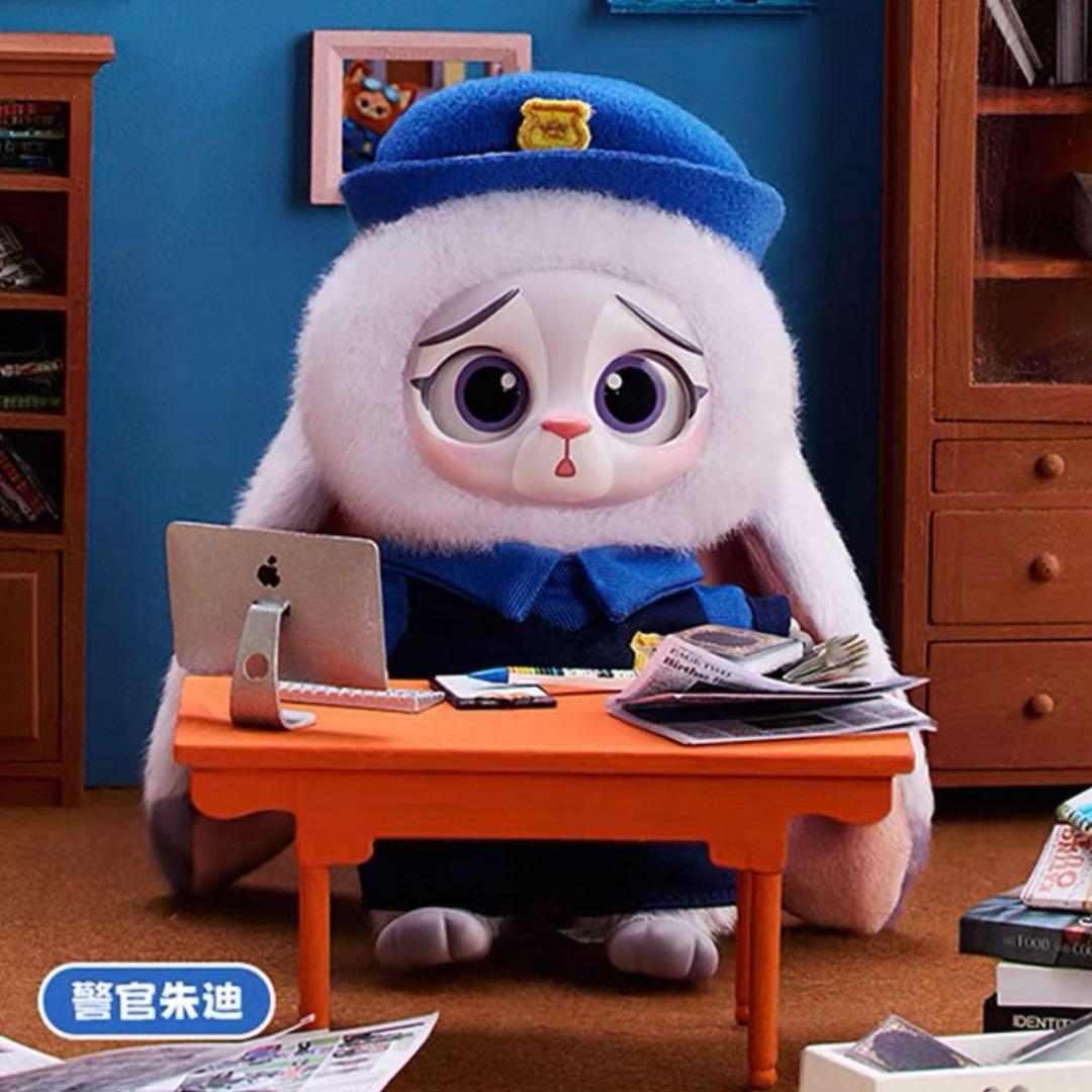 MINISO ディズニー ズートピア マスコット ぬいぐるみ ジュディ 警官