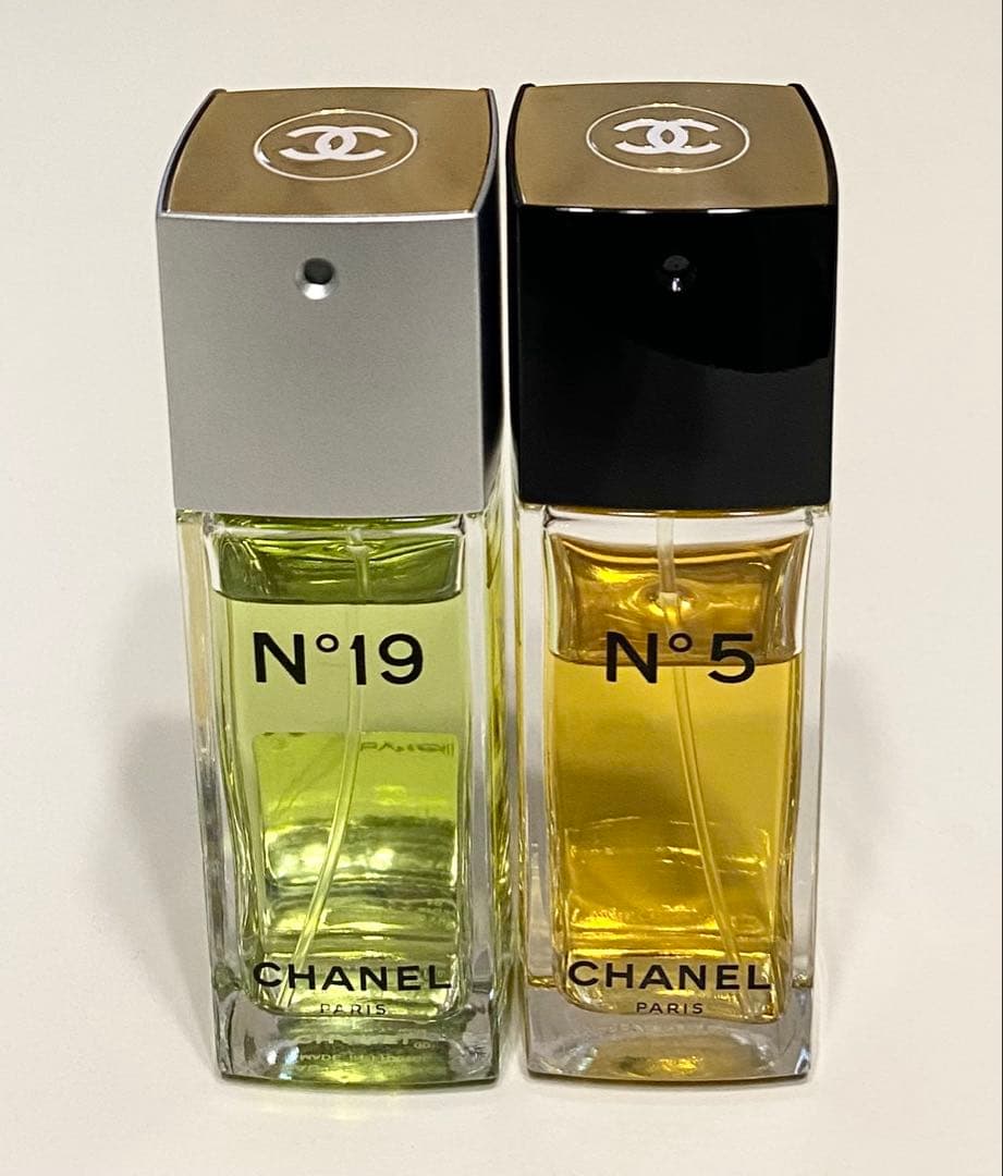CHANEL 香水 N°5 ・N°19 オーデトワレ 【２本セット 】定番 人気 シャネル N°5 ロー オードゥ トワレット ツィスト&スプレイ - 3x20 ml