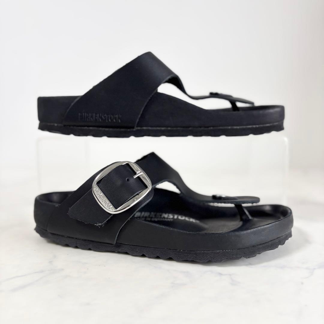 極美品 ビルケンシュトック 37 ギゼ エクスクイジット ビッグバックル