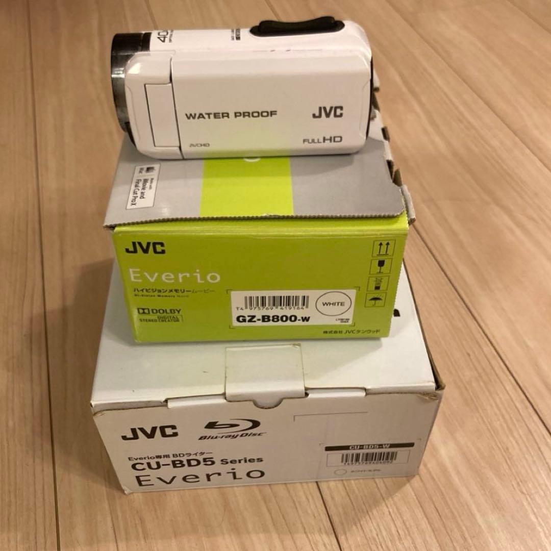 JVC エブリオ　GZ-B800W /BDライターセット JVC エブリオ GZ-B800W /BDライターセット JVC エブリオ GZ-B800W /BD