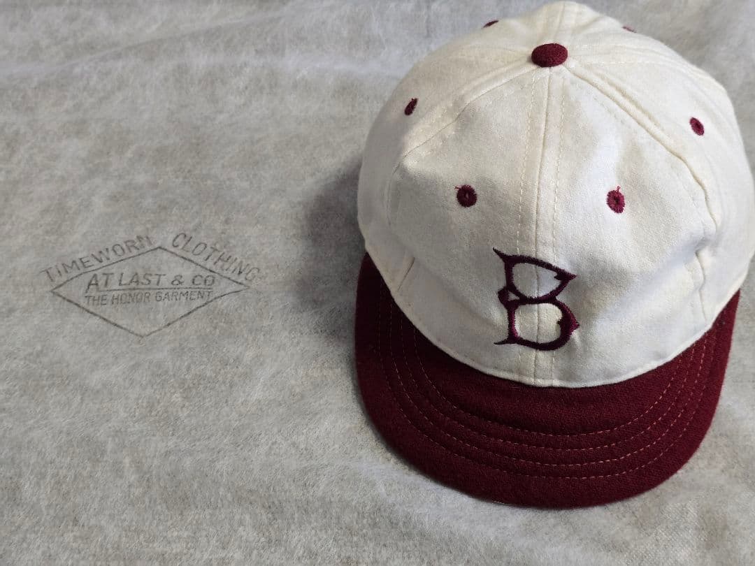 美品 BUTCHER PRODUCTS ロゴ ベースボール キャップ