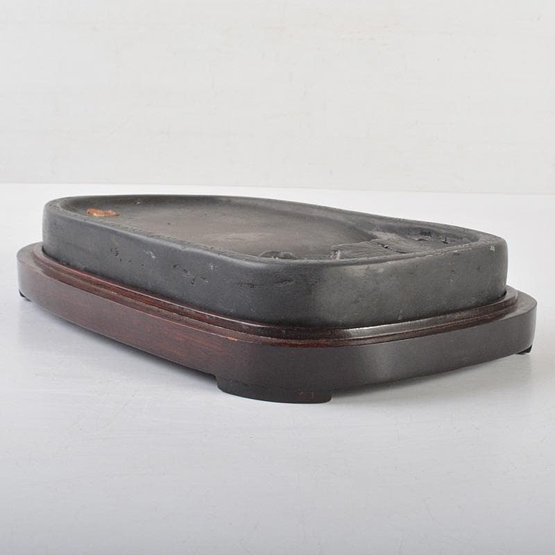 中国 書道具 花刻 端渓硯 唐木箱付 V R7139 - メルカリ