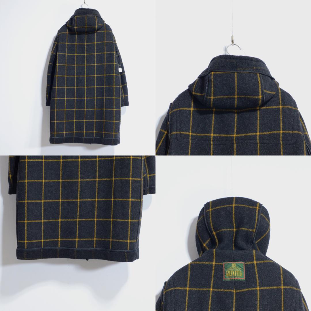 超極上品 グレンフェル ダッフル ムーアブルック グレー×オレンジ