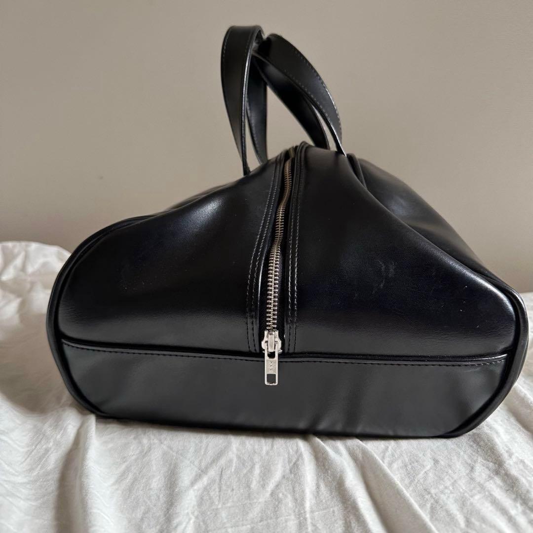 COMME des GARCONS レザー PVC ボストンバッグ - メルカリ