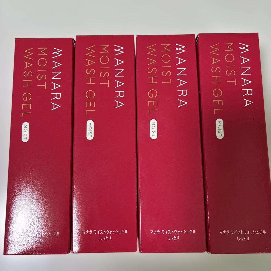 【新品未開封】　マナラ　モイストウォッシュゲル　美容液洗顔料　120ml 4本 マナラ 〈モイストウォッシュゲル しっとり〉マナラ 〈モイスト