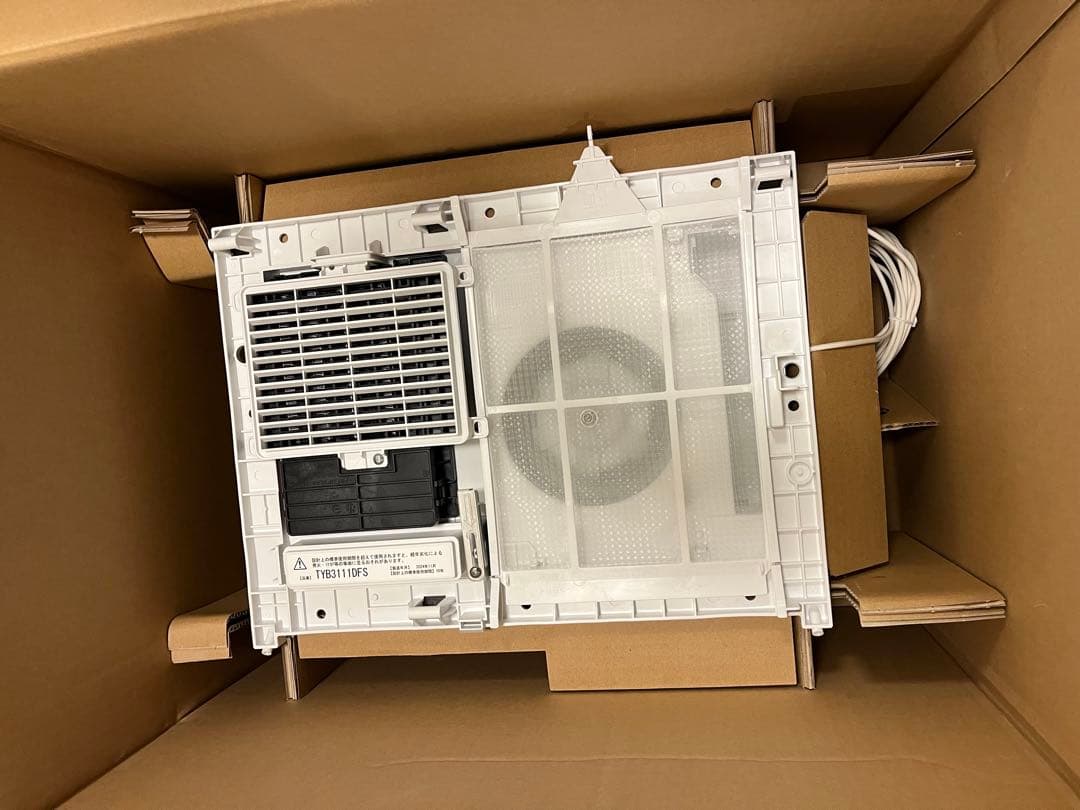 TOTO 暖房換気扇　TYB3111D型 浴室乾燥機 TOTO TYB3111DER 天井埋め込み ビルトイン 100V 1室換気