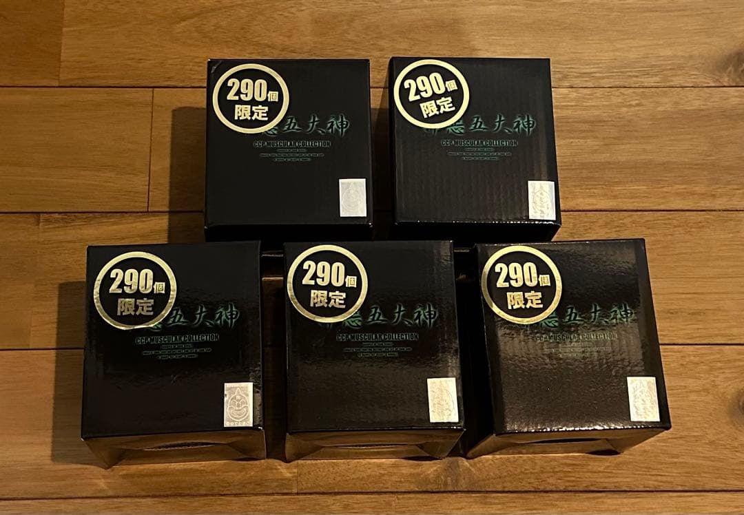 CCP キン肉マン 邪悪五大神 蓄光 Ver. 強力/知性/技巧/飛翔/残虐5体