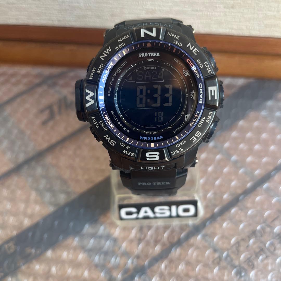 カシオ プロトレック PRW-3500Y 電波ソーラー 方位気圧高度温度計測 楽天市場】プロトレック CASIO PRO TREK PRW-35Y-3JF 42,0 2023年5月