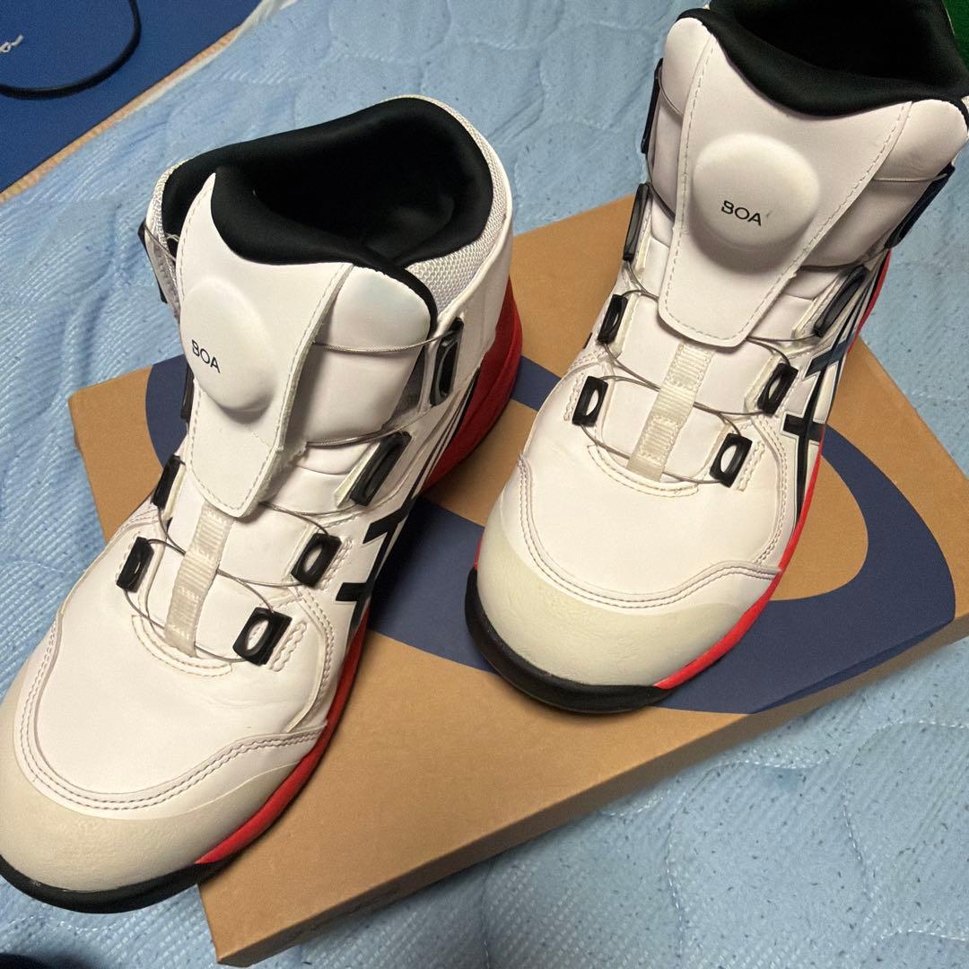 さくらさん専用アシックス安全靴/25.5cm CP304 BOA 白/赤 アシックス 安全靴 CP304 BOA 白 赤｜Yahoo!フリマ（旧PayPayフリマ）