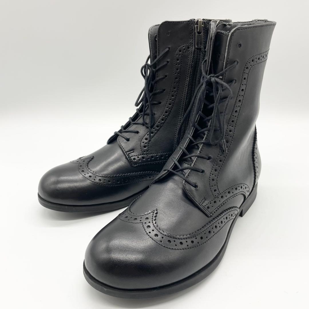 【極美品】BIRKENSTOCK LARAMIE レースアップブーツ レザー 黒 2026年最新】ビルケンシュトック birkenstock ララミーハイの人気