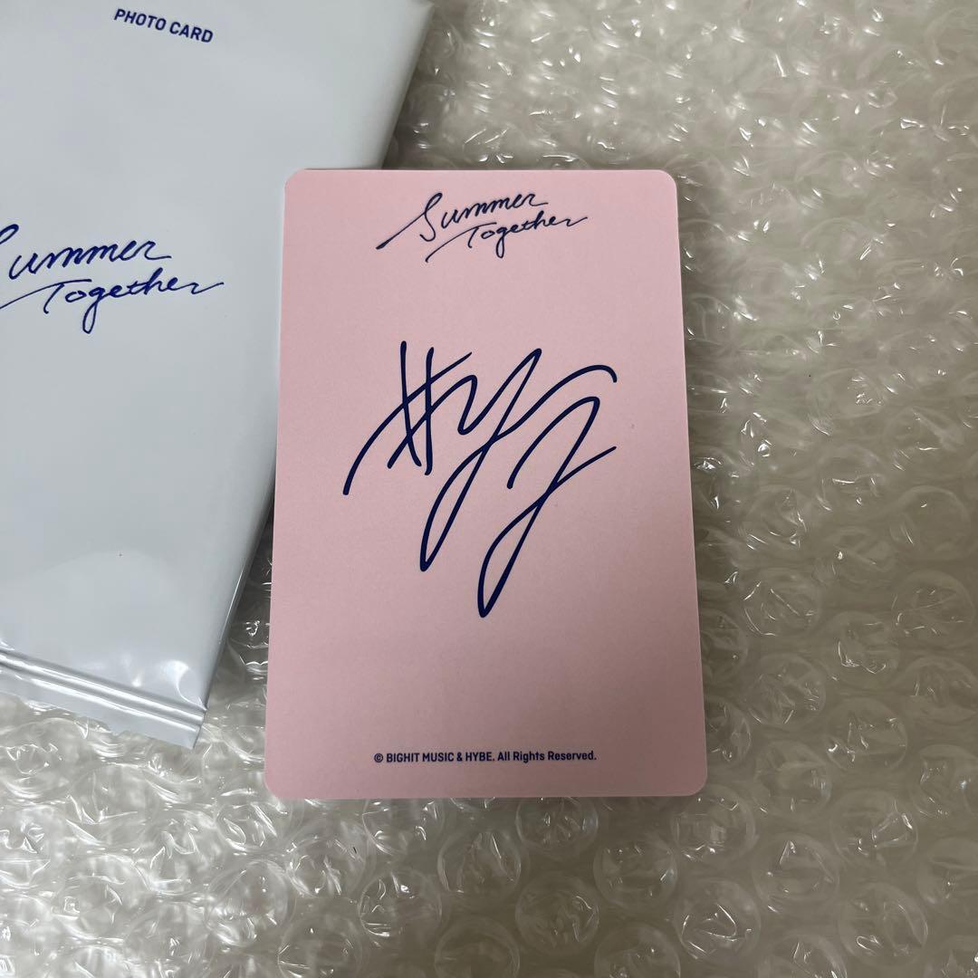 TXT SUMMER TOGETHERヨンジュントレカ（サイン入り） - メルカリ