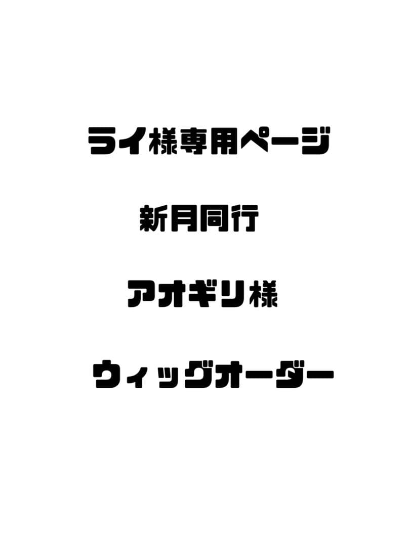 ライ ウィッグオーダーページ 全20色！オーダーメイド！二次元！アニメ風 造作 ウィッグ かつら