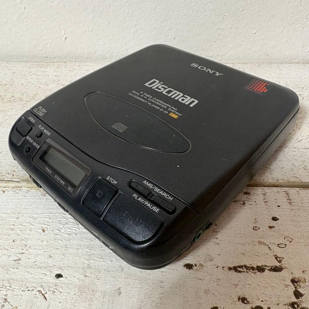 SONY ポータブルCDプレーヤー Discman D-33 動作未確認ジャンク - メルカリ