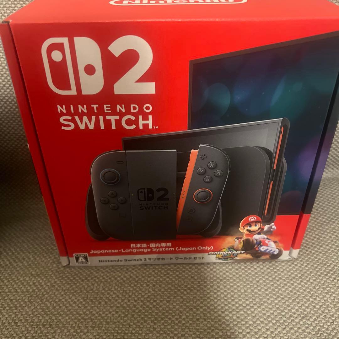Nintendo Switch D2 日本語専用 本体　マリオカートセット　新品 Nintendo Switch ニンテンドー スイッチ2 マリオカート ワールドセット