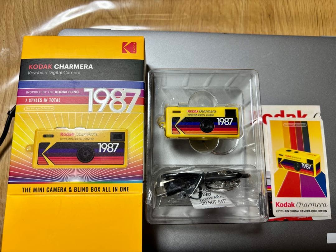 未使用】Kodak Charmera コダック キーチェーン カメラ イエロー