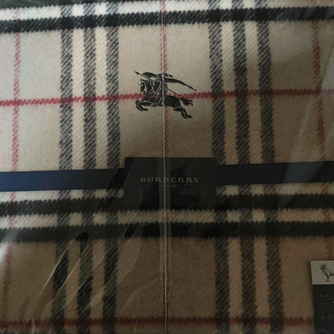BURBERRY チェック柄 ウールブランケット 毛布 新品未使用 新品