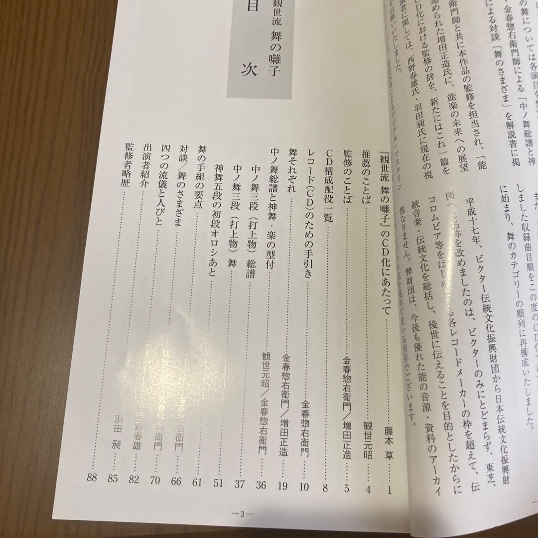 CD4枚組 観世流 舞の囃子 一噌流・幸流・高安流・金春流 じゃぽ音っと