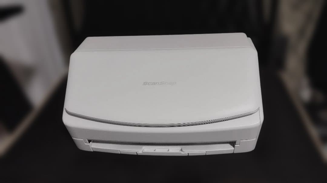 スキャナー 富士通 ScanSnap iX1500 白 スキャン数7,273枚 オ