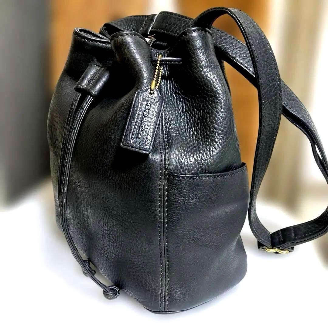 オールドCOACH 巾着ショルダーバッグ ☆ソノマコレクション 4926.美品