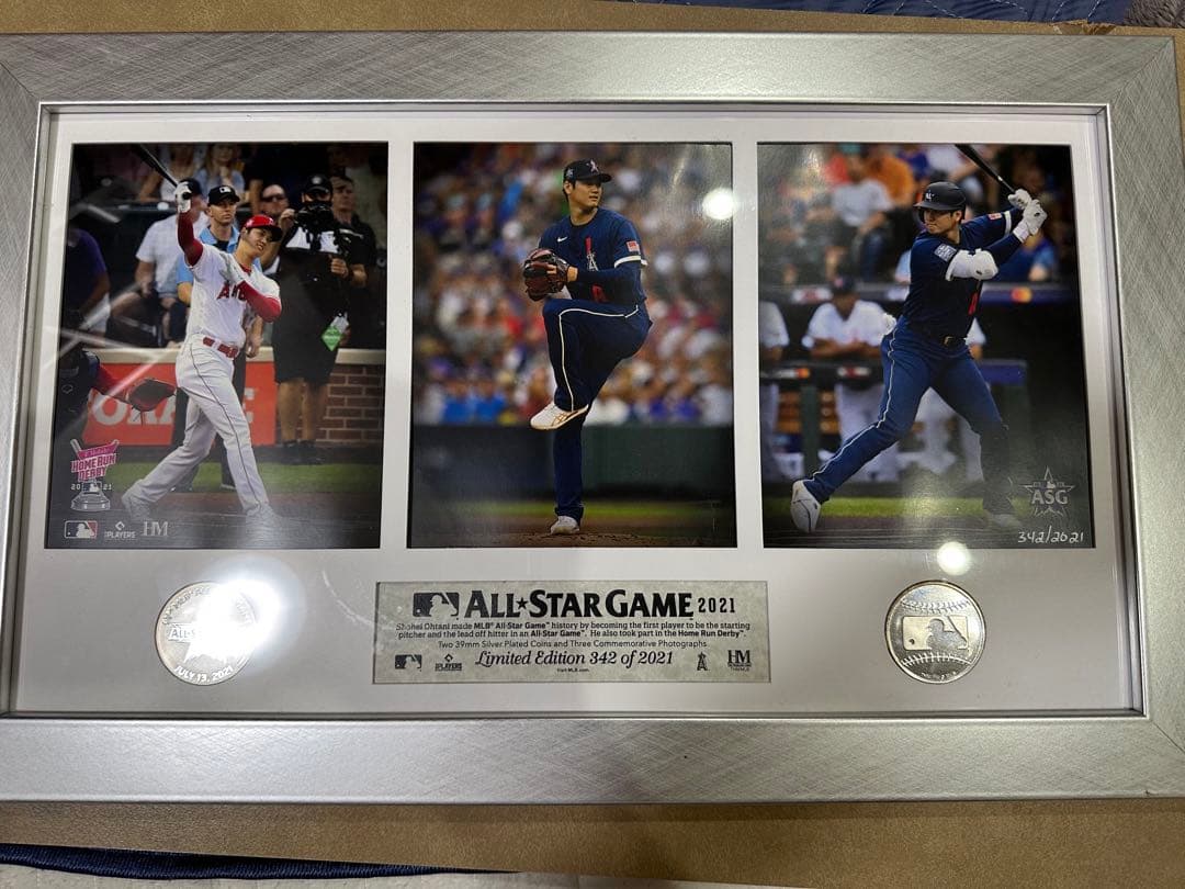 大谷翔平　2021年オールスター二刀流出場記念フォト オールスター戦を翌日に控え…：投打「二刀流」大谷翔平 ～2021年