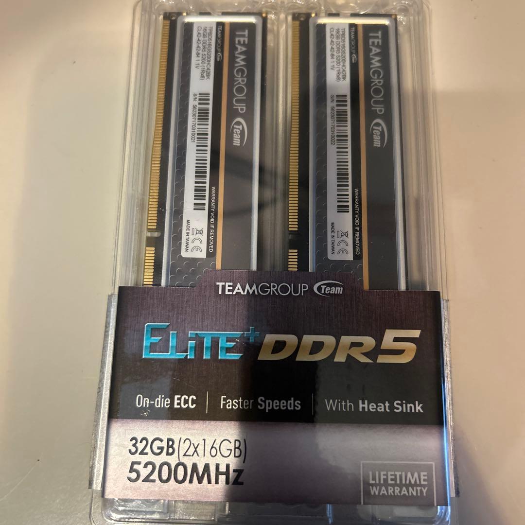 メモリー TEAMGROUP ELITE DDR5 32GB (2x16GB) ELITE DDR5 LAPTOP MEMORY 32GB(2x16GB) 5600MHz CL46 - TEAMGROUOP