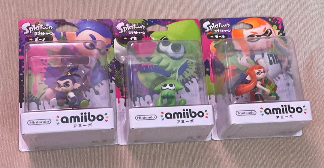 amiibo イカ(スプラートゥーンシリーズ) 3点セット Amazon.co.jp: amiibo トリプルセット[ガール/イカ/ボーイ](スプラ