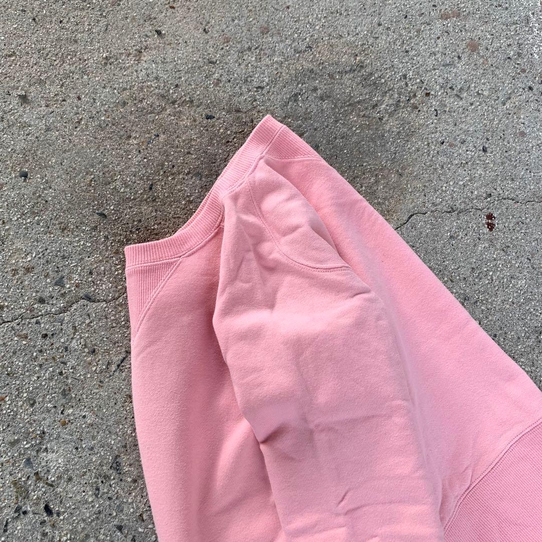 RHC RonHerman ロンハーマン クルースウェット ピンク 刺繍モデル