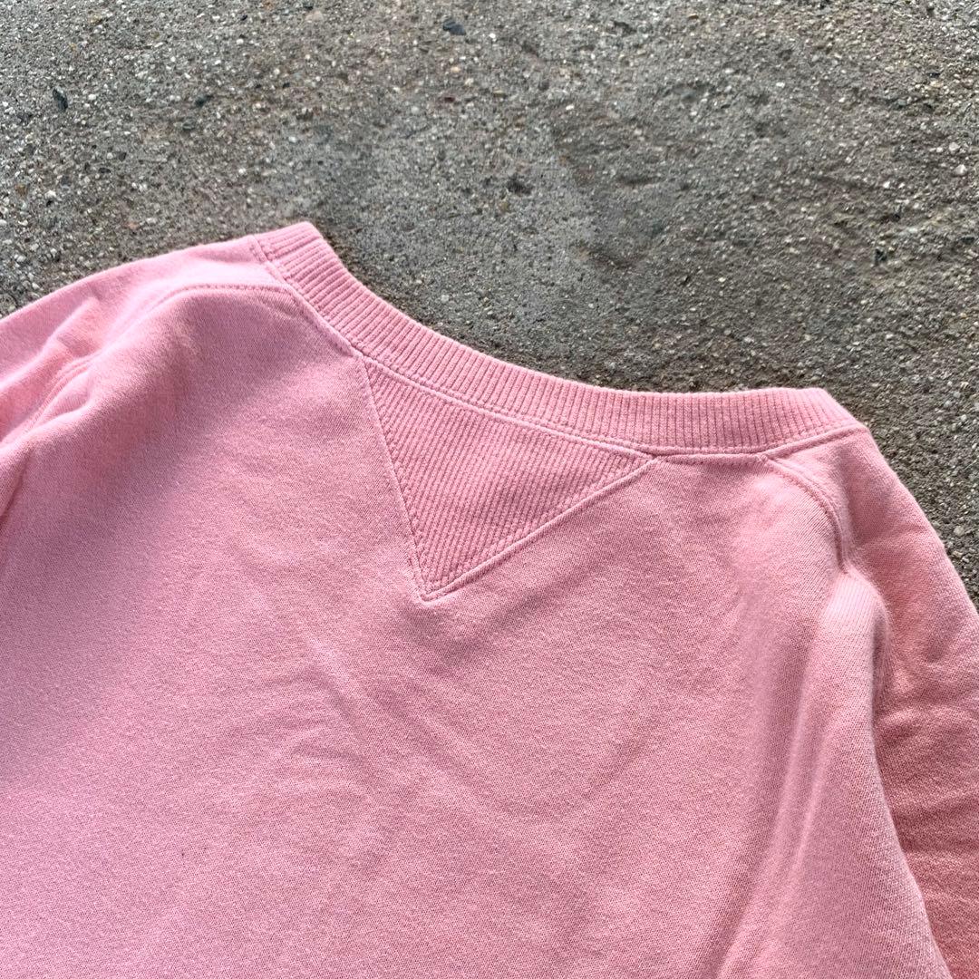 RHC RonHerman ロンハーマン クルースウェット ピンク 刺繍モデル