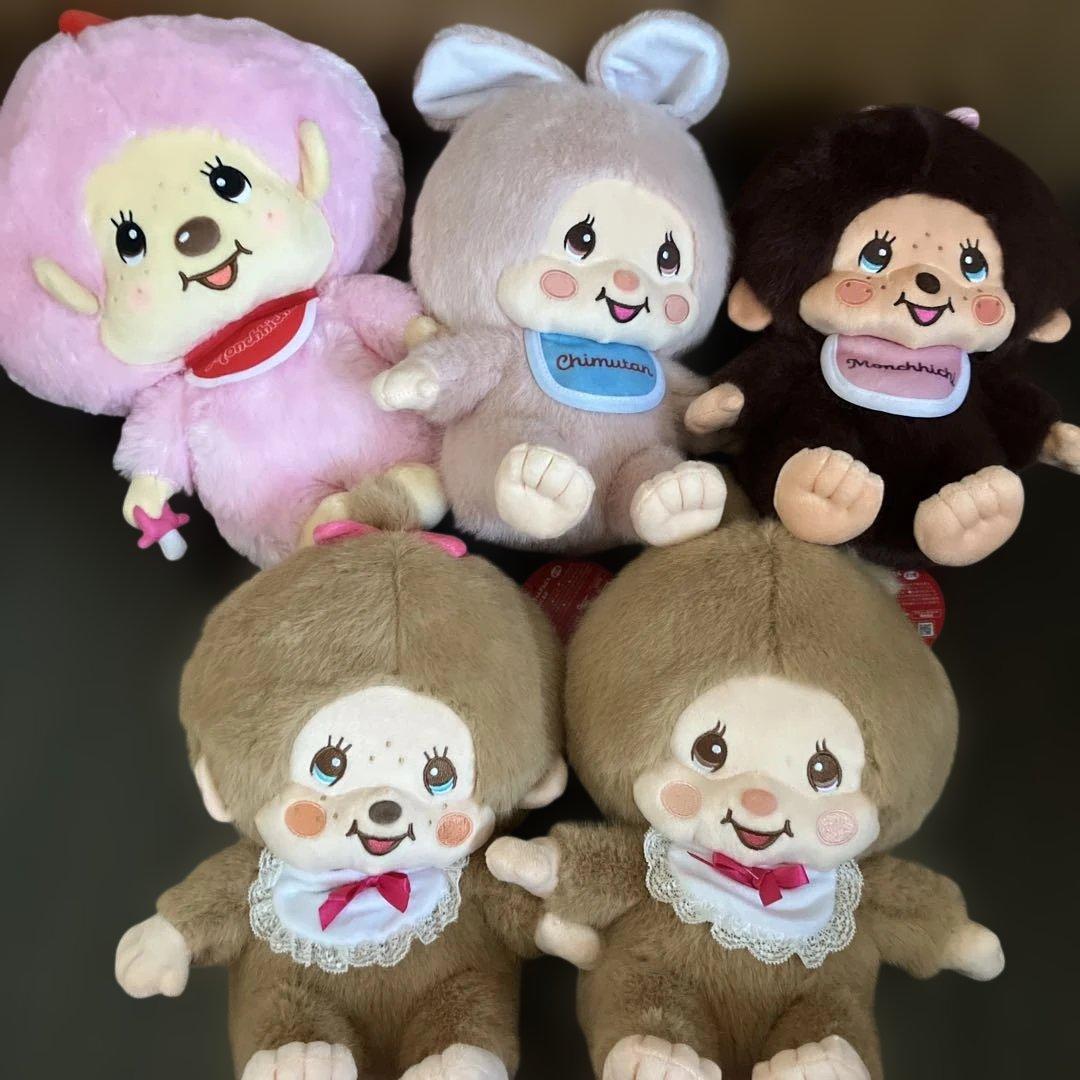 【タグ付き】モンチッチぬいぐるみ　５個セット⭐︎ 1073001885739194_03_1367w.jpeg