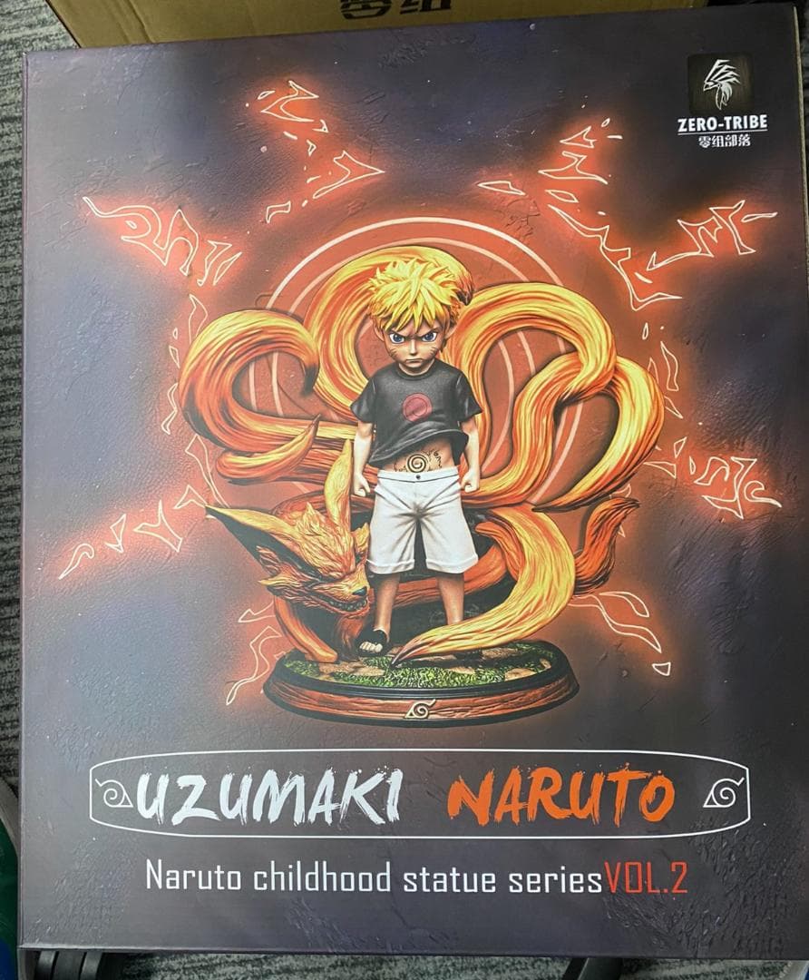NARUTO -ナルト-疾風伝 ハイエンドバージョン 九尾ベース 彫刻フィギュア