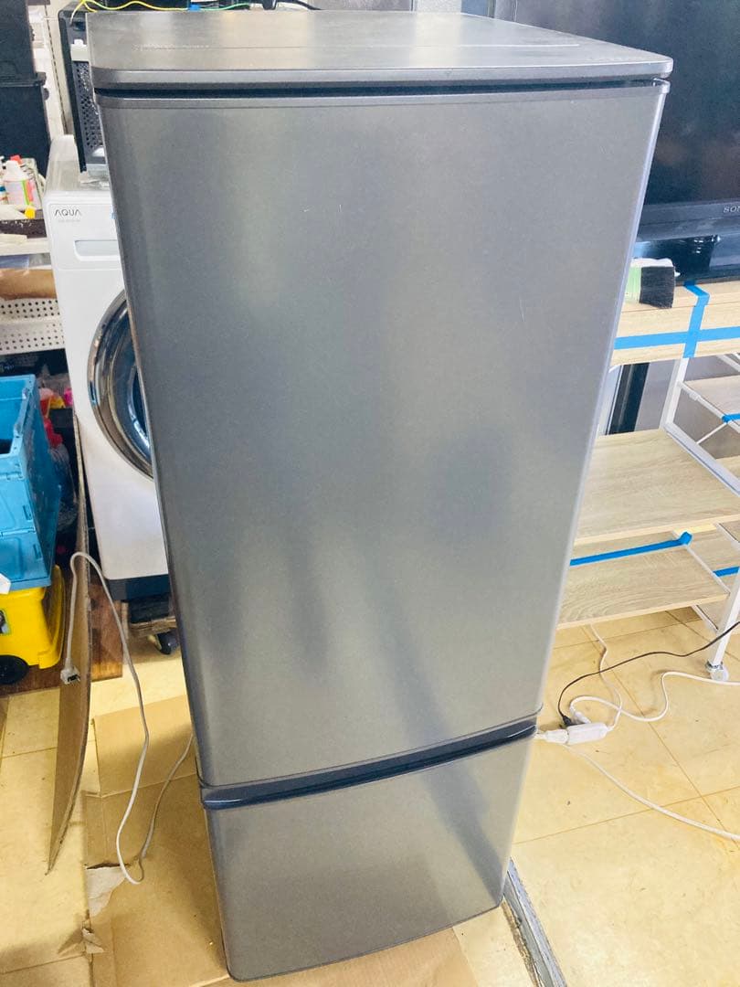 冷蔵庫 2ドア 2022年 ミツビシ MR-P17G-H Amazon.co.jp: 三菱電機 冷蔵庫 幅48cm 168L マットチャコール MR-P17G