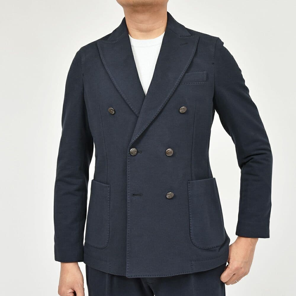 CIRCOLO カシミアタッチ　ダブルジャケット CIRCOLO 1901（チルコロ 1901） 【FINAL SALE】【返品交換不可