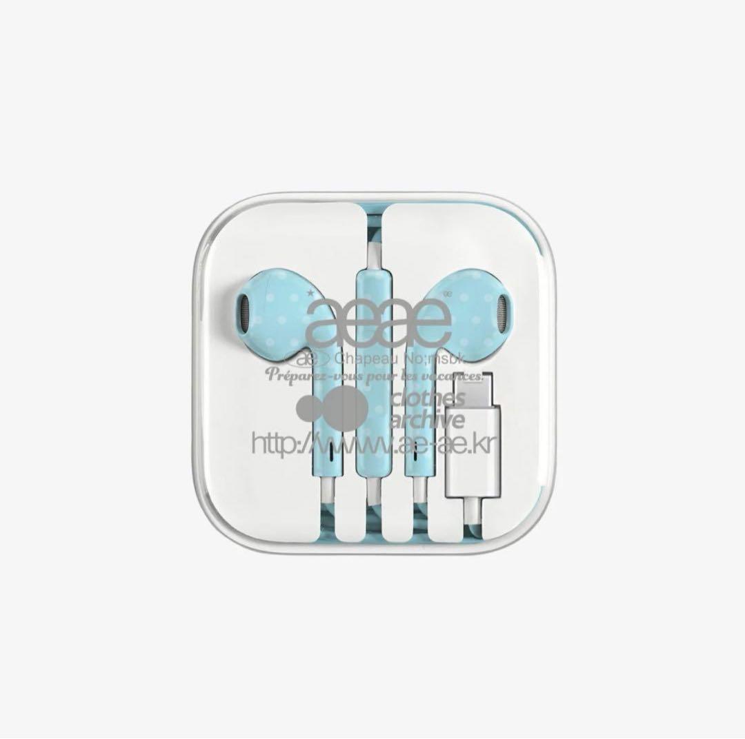 aeae 有線イヤホン スカイブルー aeae 有線イヤホン USB-C SKY BLUE【新品、未使用】 - メルカリ