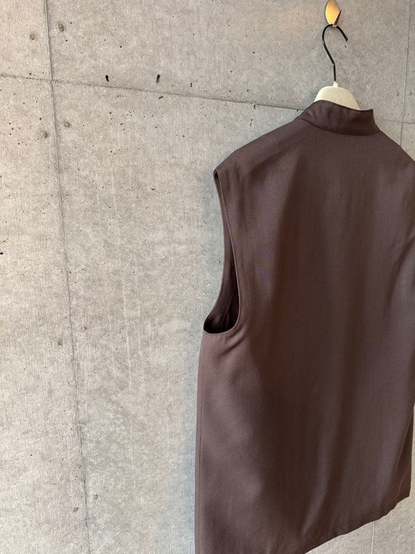 LUTAYS リュテス VALMONT VEST ウールベスト 茶 50 未使用 - メルカリ