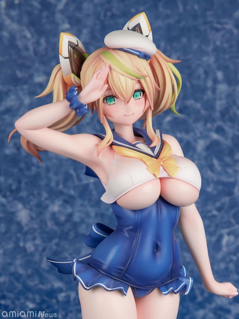 涼風のジェネ　サマーバケーション 1/7 フィギュア[あみあみ×AMAKUNI] PHANTASY STAR ONLINE 2 es』 涼風のジェネ[サマーバケーション] 1/7
