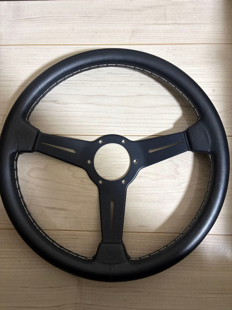 NARDI CLASSIC ブラックレザー/スポーク（34φ） N341 NARDI 即納 正規品 ナルディ CLASSIC ブラックレザー/ブラックスポーク