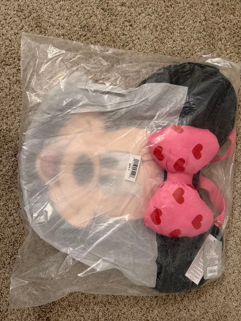 新作【日本未発売】ミニーマウス ビッグフェイス トートバッグ