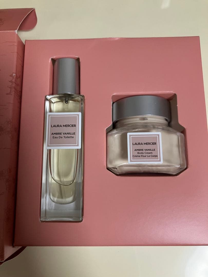 ローラメルシエ アンバーバニラ 香水 クリーム ミニサイズセット