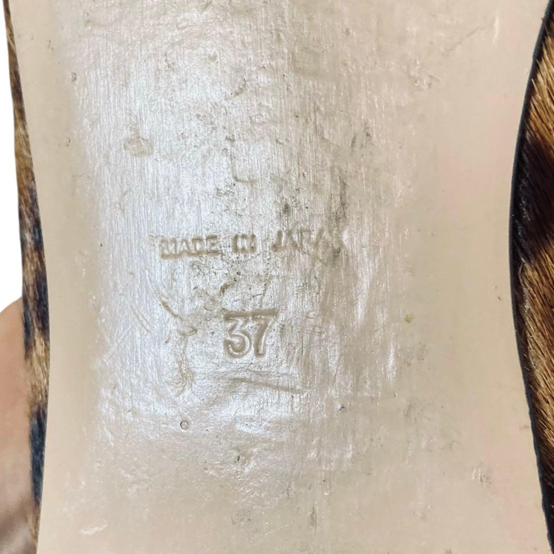 GK Yu-miさま専用】PIPPICHIC ヒョウ柄 フラットシューズ 37 - メルカリ