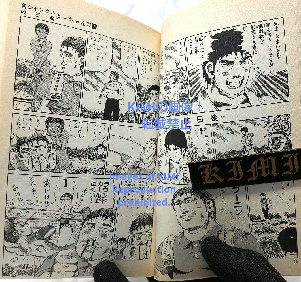 希少 初版 新ジャングルの王者ターちゃん 1 コミック 本 1991 徳弘 正