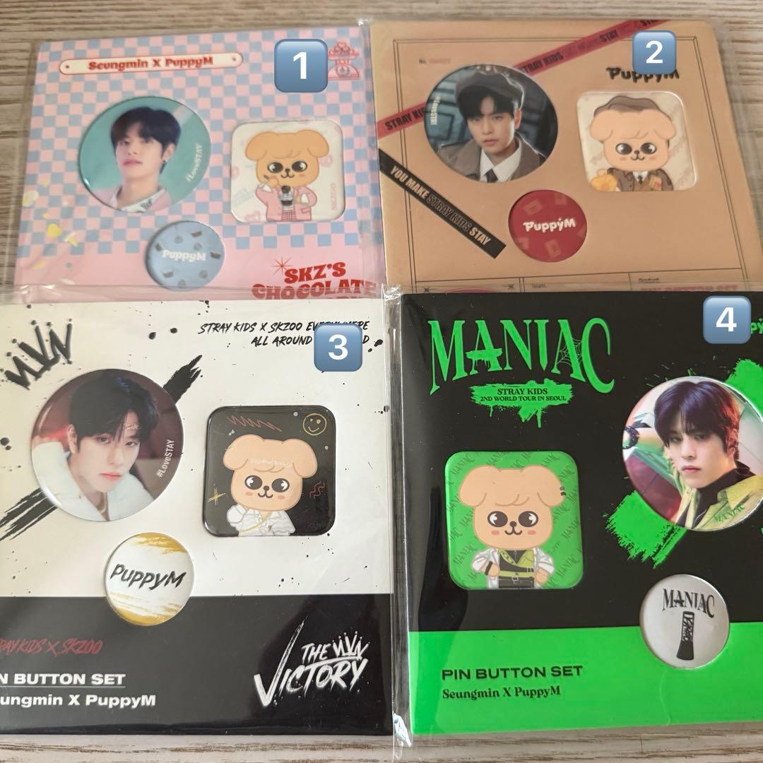 Straykids スンミン 缶バッジ バラ売りのみ 即購入❌ Straykids スキズ スンミン maniac 缶バッジ - メルカリ