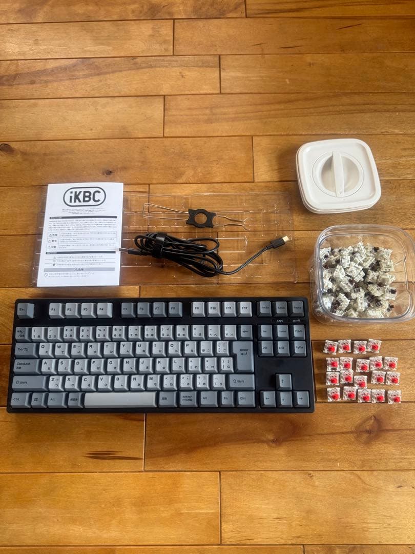 IKBC-CD87赤軸91テンキーレス （茶と赤キー計110個付き） 楽天市場】iKBC CD87シリーズ JIS配列 91キー テンキーレス メカニカル